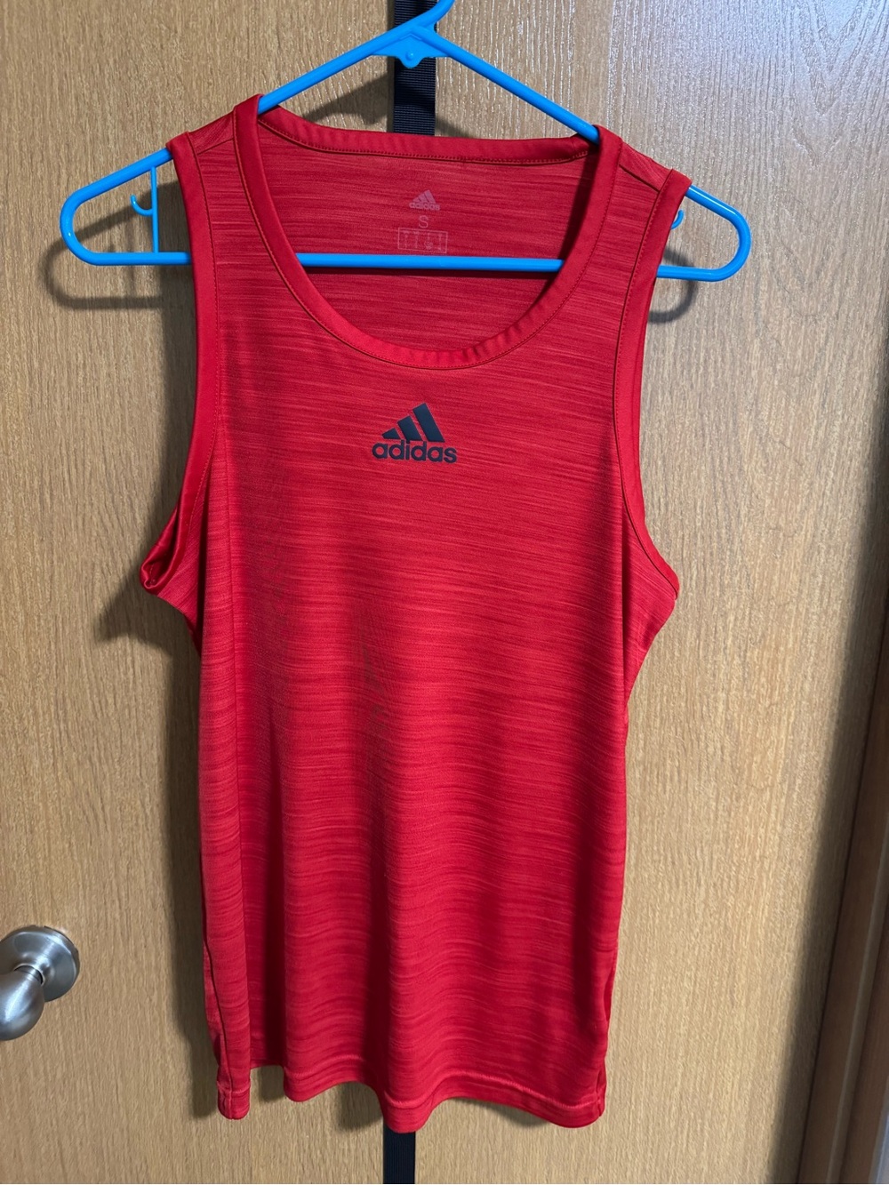 Adidas Scarlet Red Mens 3G Tank - Small